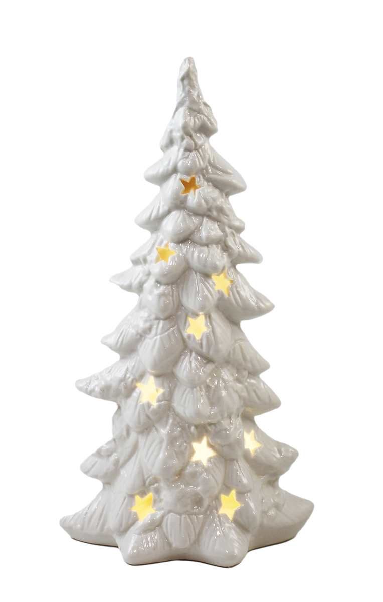 UH651 - CHRISTMAS DECOR - WHITE LED CHRISTMAS TREE LRG