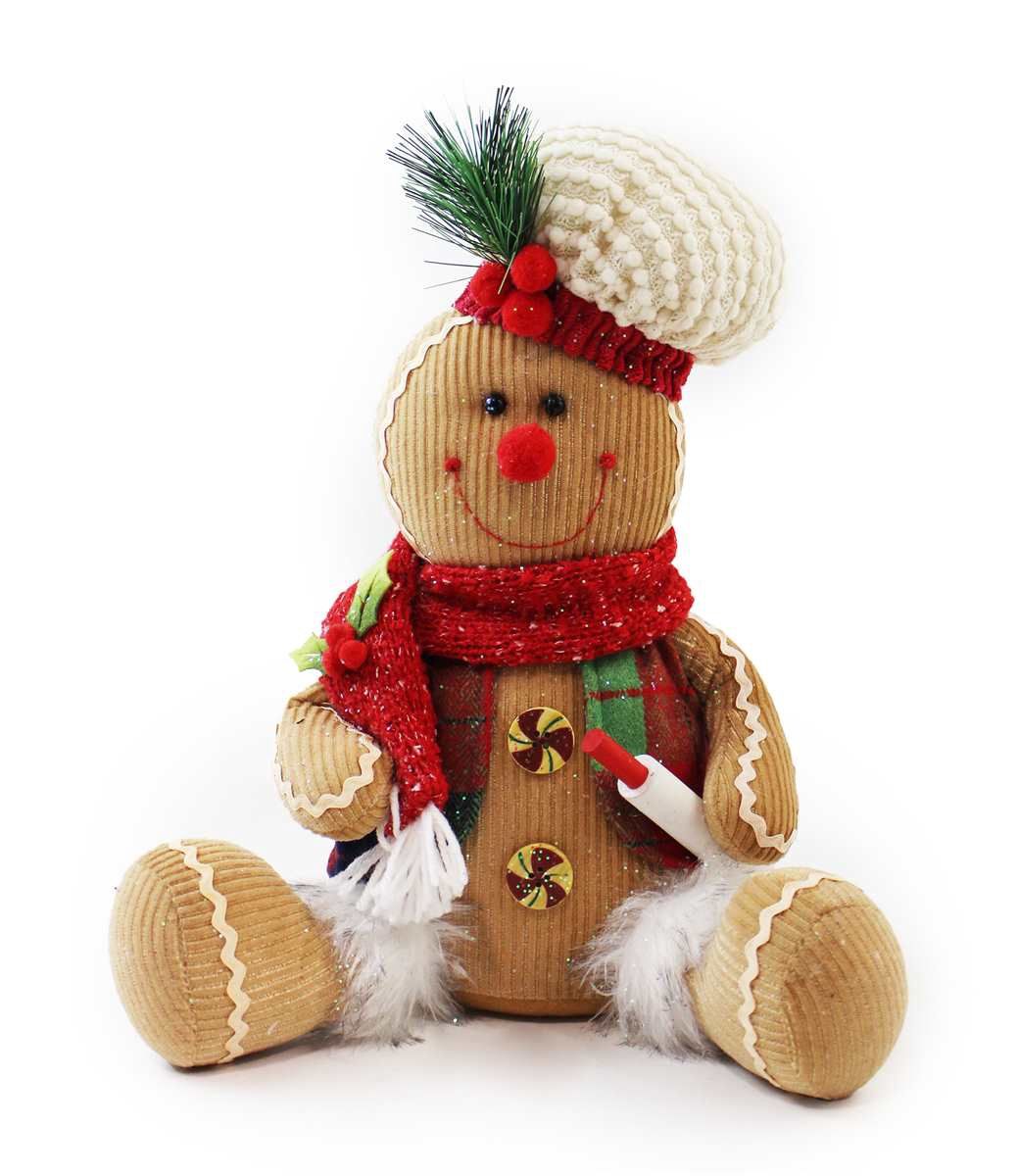 FEG251 - PLUSH - SITTING GINGERBREAD