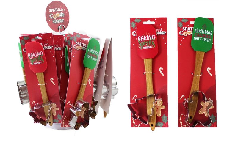 ONE428S - SPATULA &amp; COOKIE CUTTER
