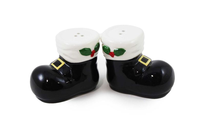 SUS693S - SALT &amp; PEPPER - SANTA&#39;S BLACK BOOTS