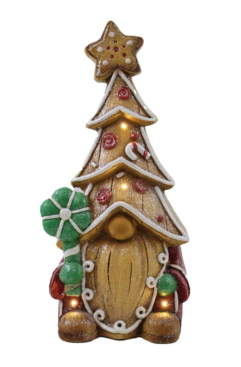 QY813 - CHRISTMAS DÉCOR - LED GINGERBREAD GNOME