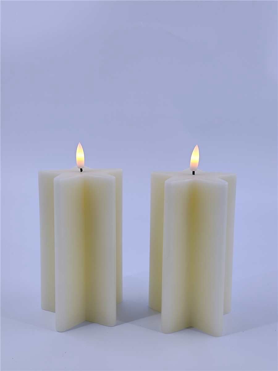 LUM250S - CANDLES - WAX STAR S/2