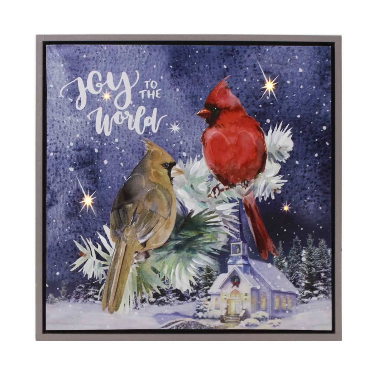 ZFA232 - JOY TO THE WORLD - LED CARDINALS