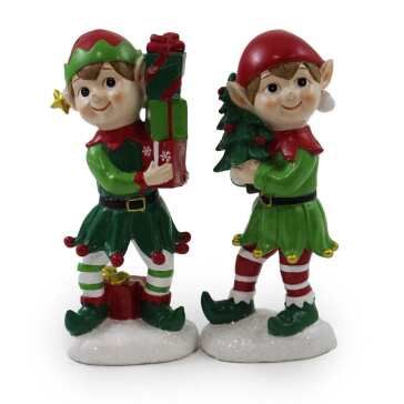 QZ77S - CHRISTMAS DÉCOR - ELF 2/ASST