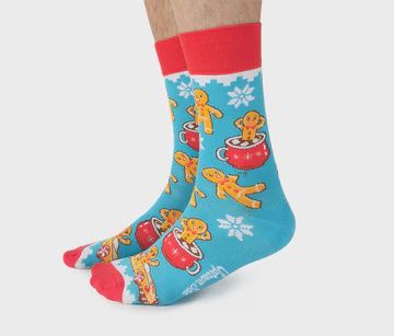 0001 - SOCK CARD - JOLLY GINGERBREAD