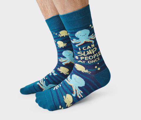 1172 - MEN&#39;S SOCKS - OBSCENE OCTOPUS