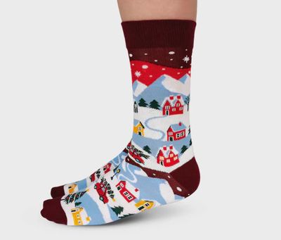 2070 - WOMEN&#39;S SOCKS - WINTER WONDERLAND