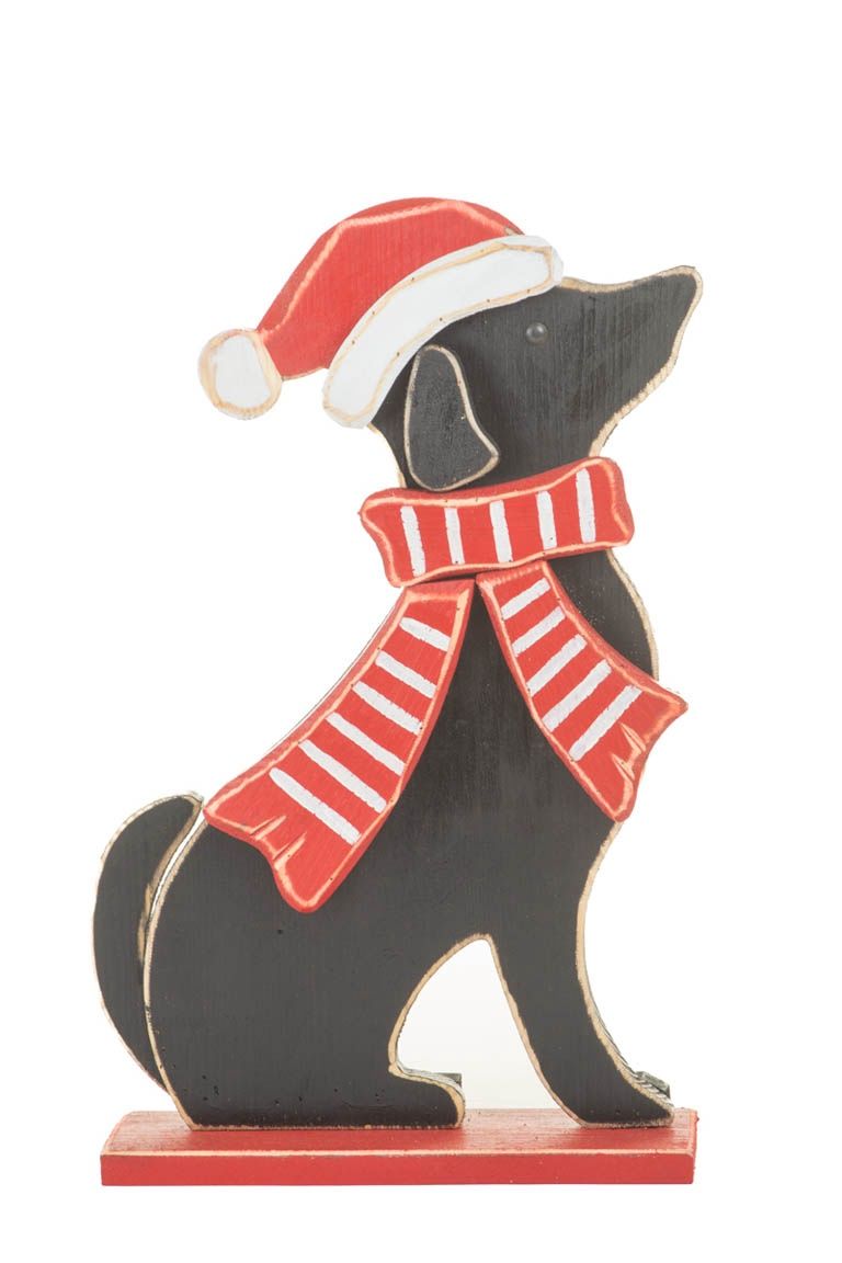 S3024 - YULETIDE DOG W/ SCARF