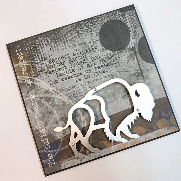 STM2015-D2 - 7 SACRED TEACHINGS - SPIRIT ANIMAL - BUFFALO