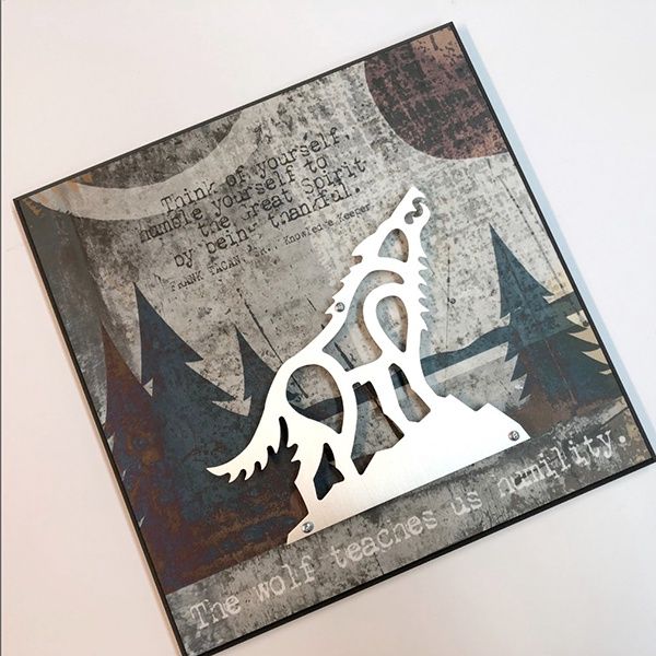 STM2015-D6 - 7 SACRED TEACHINGS - SPIRIT ANIMAL - WOLF