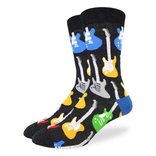 1425 - MEN&#39;S ELECTRIC GUITARS SOCKS - SHOE SIZE 7-12