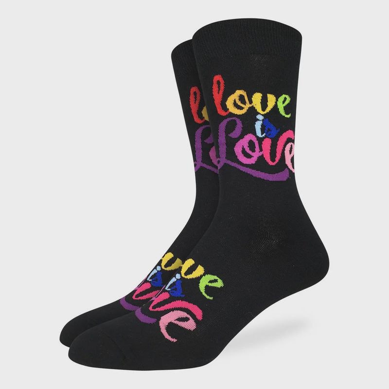 1515 - MEN&#39;S LOVE IS LOVE SOCKS - SIZE 7-12