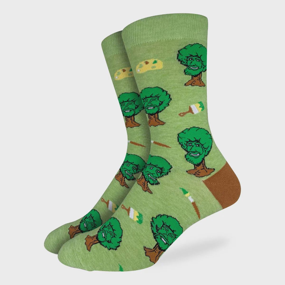 1587 - MEN&#39;S BOB ROSS HAPPY TREES SOCKS