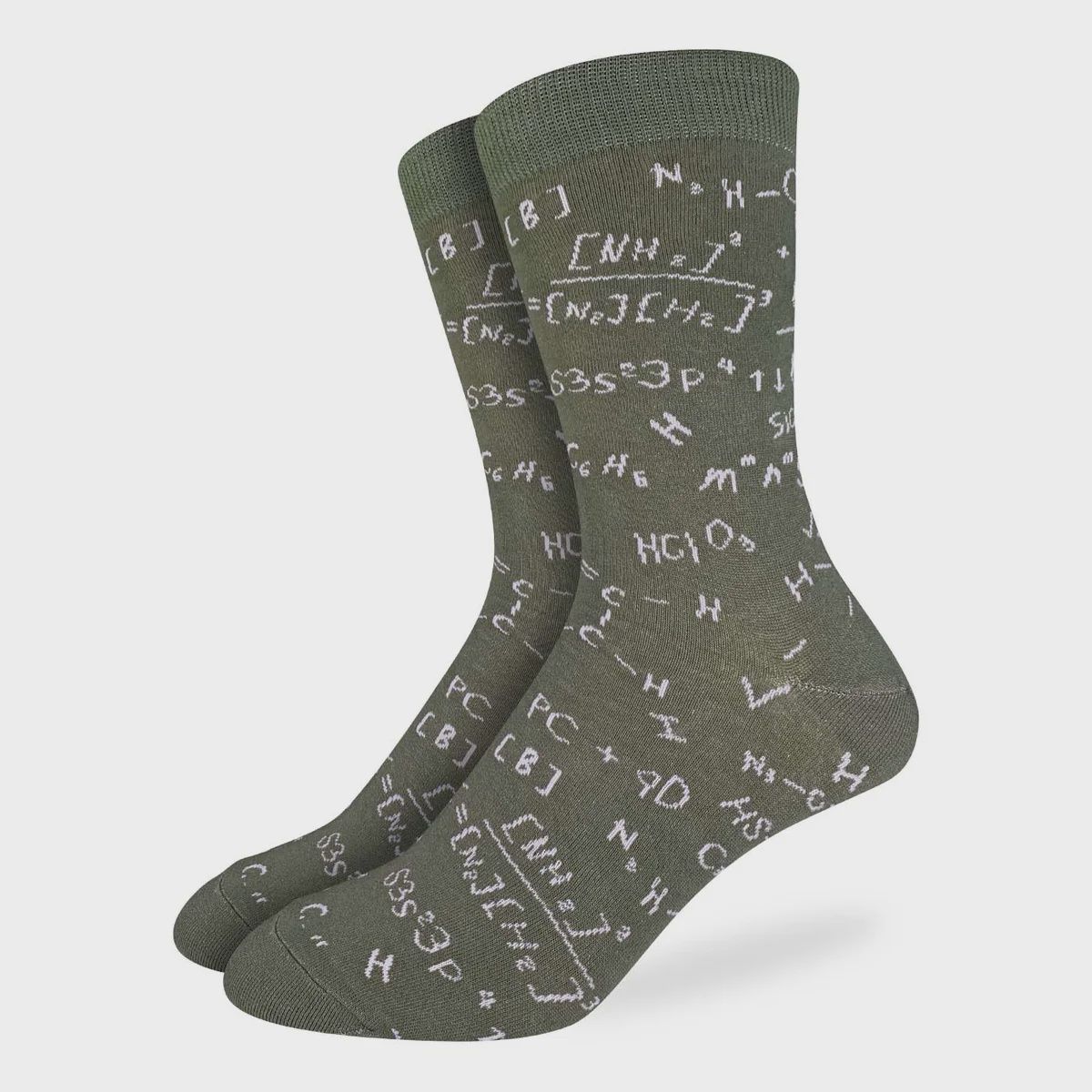 1589 - MEN&#39;S CHEMISTRY FORMULAS SOCKS
