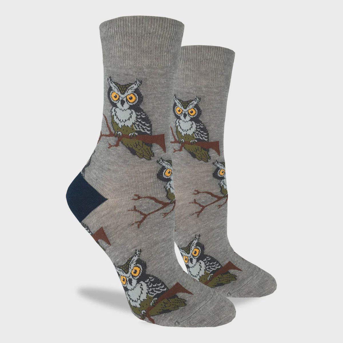 3106 - WOMEN&#39;S PERCHING OWLS SOCKS - SHOE SIZE 5-9