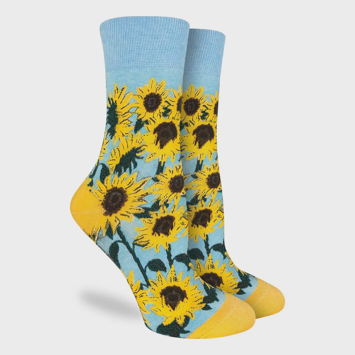 3429 - WOMEN&#39;S SUNFLOWER SOCKS - SIZE 5-9