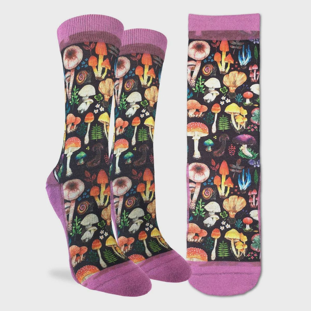 5099 - WOMEN&#39;S MUSHROOMS SOCKS - SHOE SIZE 5-9