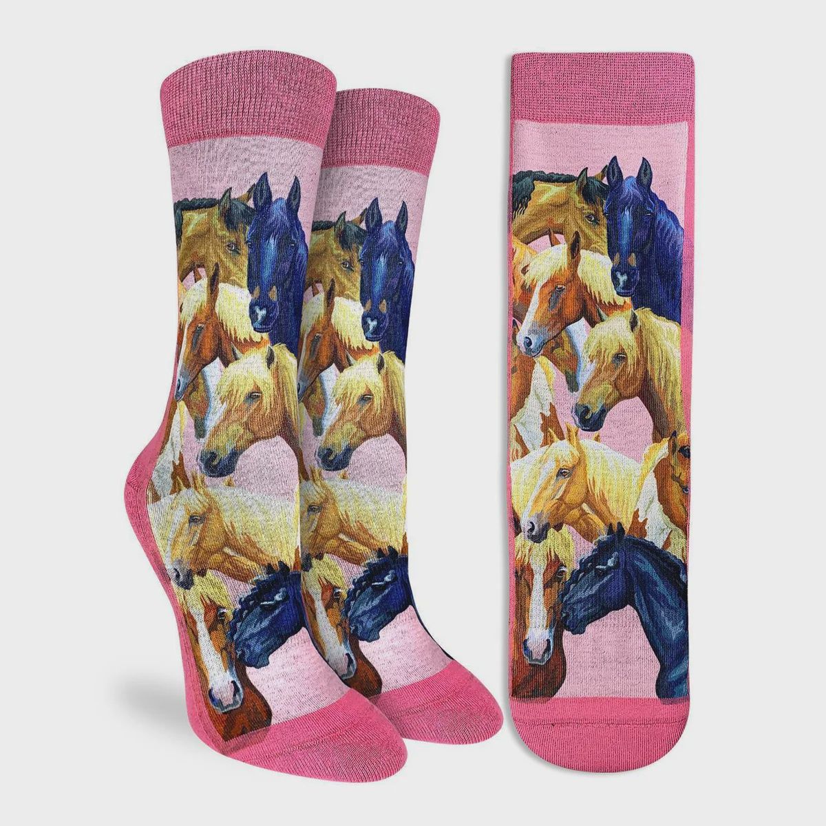 5182 - WOMEN&#39;S HORSES SOCKS - SHOE SIZE 5-9