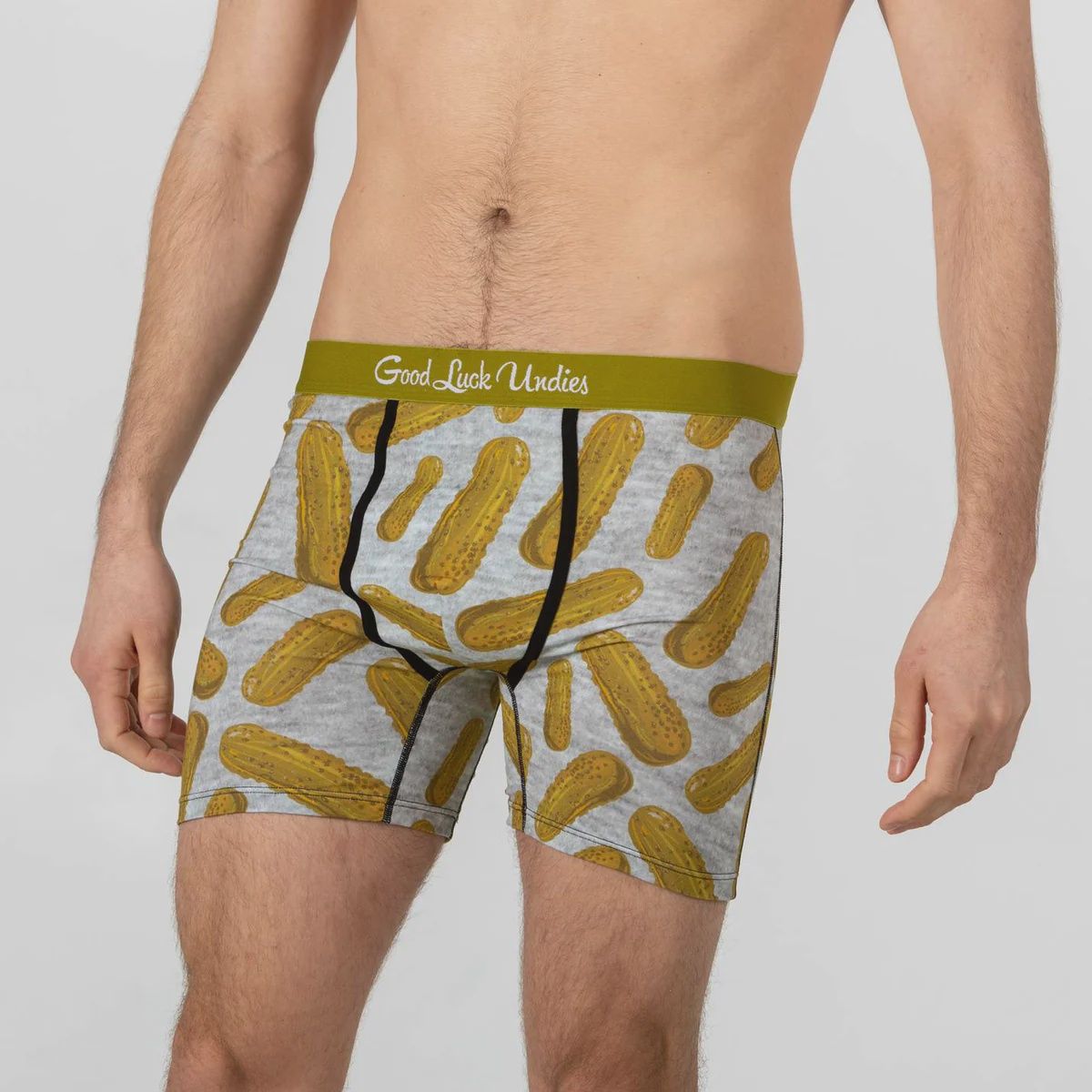 90717 - MEN&#39;S DILL PICKLES UNDERWEAR - EXTRA LARGE (SIZE 38-40) / GRAY