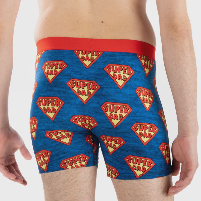 90836 - MEN'S SUPER DAD UNDERWEAR - LARGE (SIZE 36-38) / BLUE