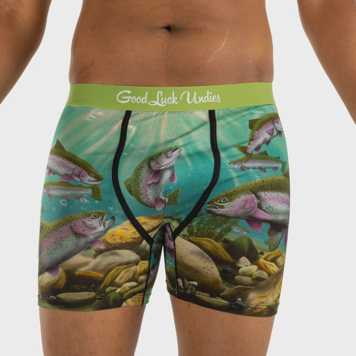 90967 - MEN&#39;S BROWN TROUT UNDERWEAR - EXTRA LARGE (SIZE 38-40)