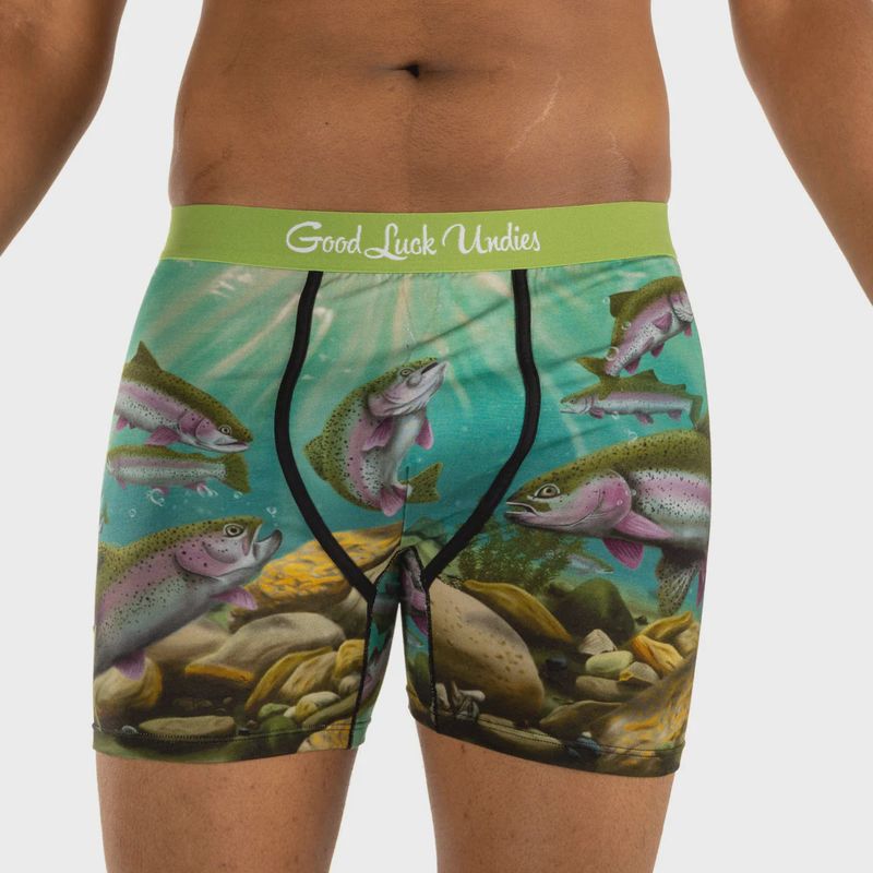 90967 - MEN&#39;S BROWN TROUT UNDERWEAR - EXTRA LARGE (SIZE 38-40)
