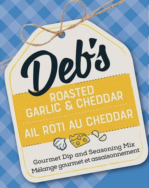 DEB-RGC - DEB&#39;S DIPS - ROASTED GARLIC + CHEDDAR