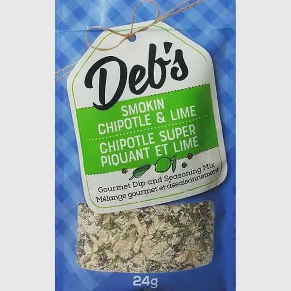 DEB-SCL - DEB'S DIPS -  SMOKIN CHIPOTLE &amp; LIME