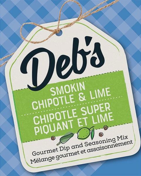 DEB-SCL - DEB&#39;S DIPS -  SMOKIN CHIPOTLE &amp; LIME