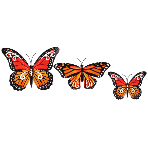 ER78164 - MONARCH BUTTERFLY WALL DÉCOR / LARGE