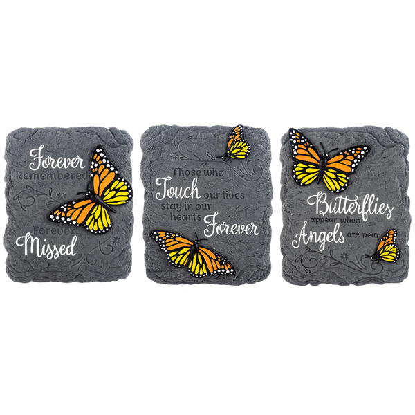 ER78311 - MEMORIAL STONE - MONARCHS RECTANGULAR 3/ASST