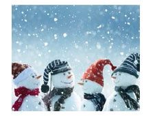 IX-248273 - FLEECE THROW - SNOWMAN MARCH