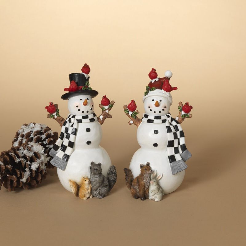 2551630/20660 - 8&quot; SNOWMAN W/ANIMALS 2/ASST