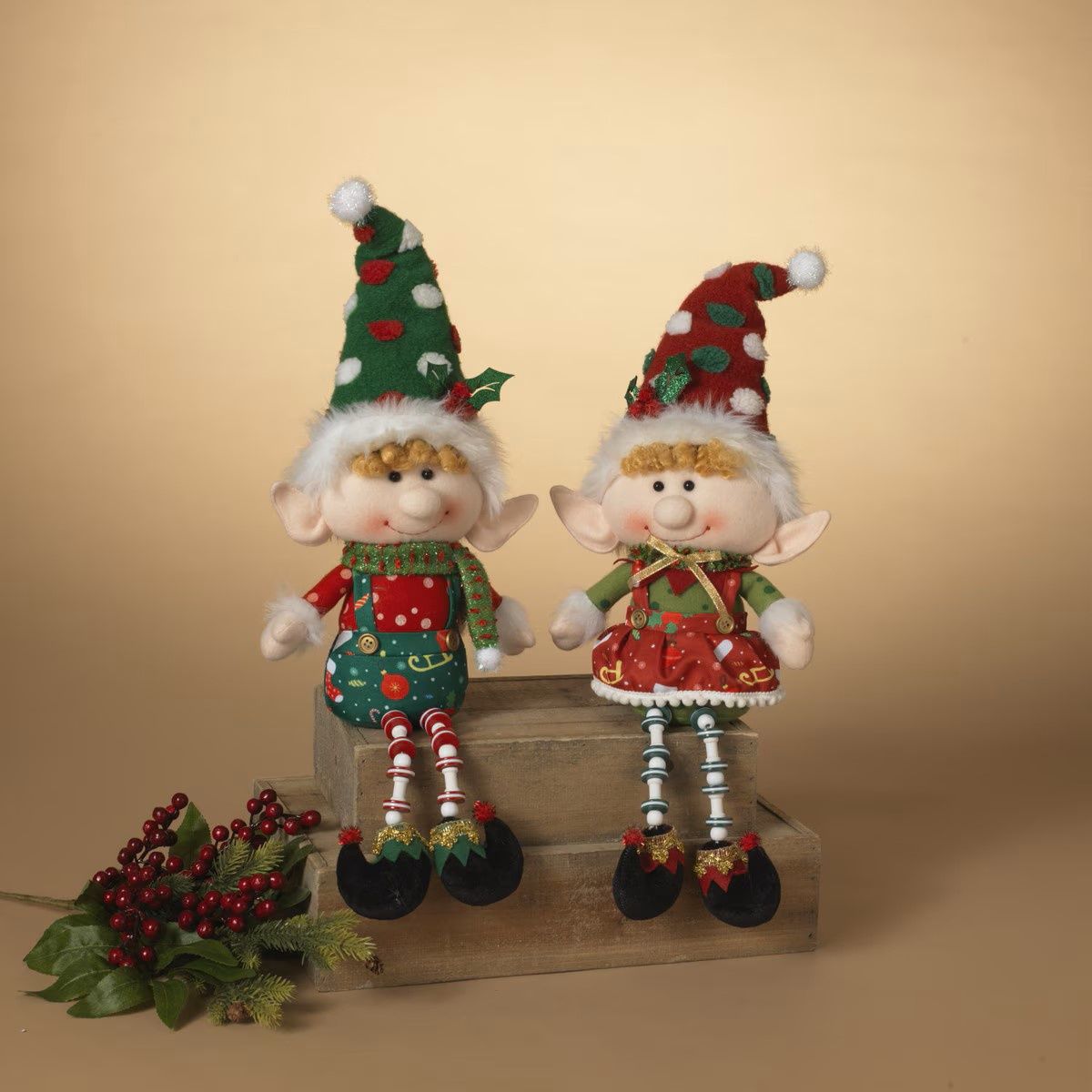 2660270 - HOLIDAY ELF SHELF SITTER 2/ASST