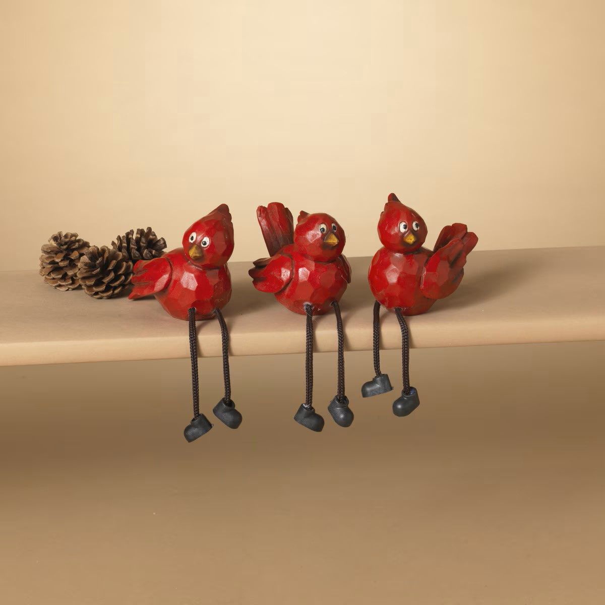 2692420 - 2.6&quot; CARDINAL SHELF SITTER 3/ASST