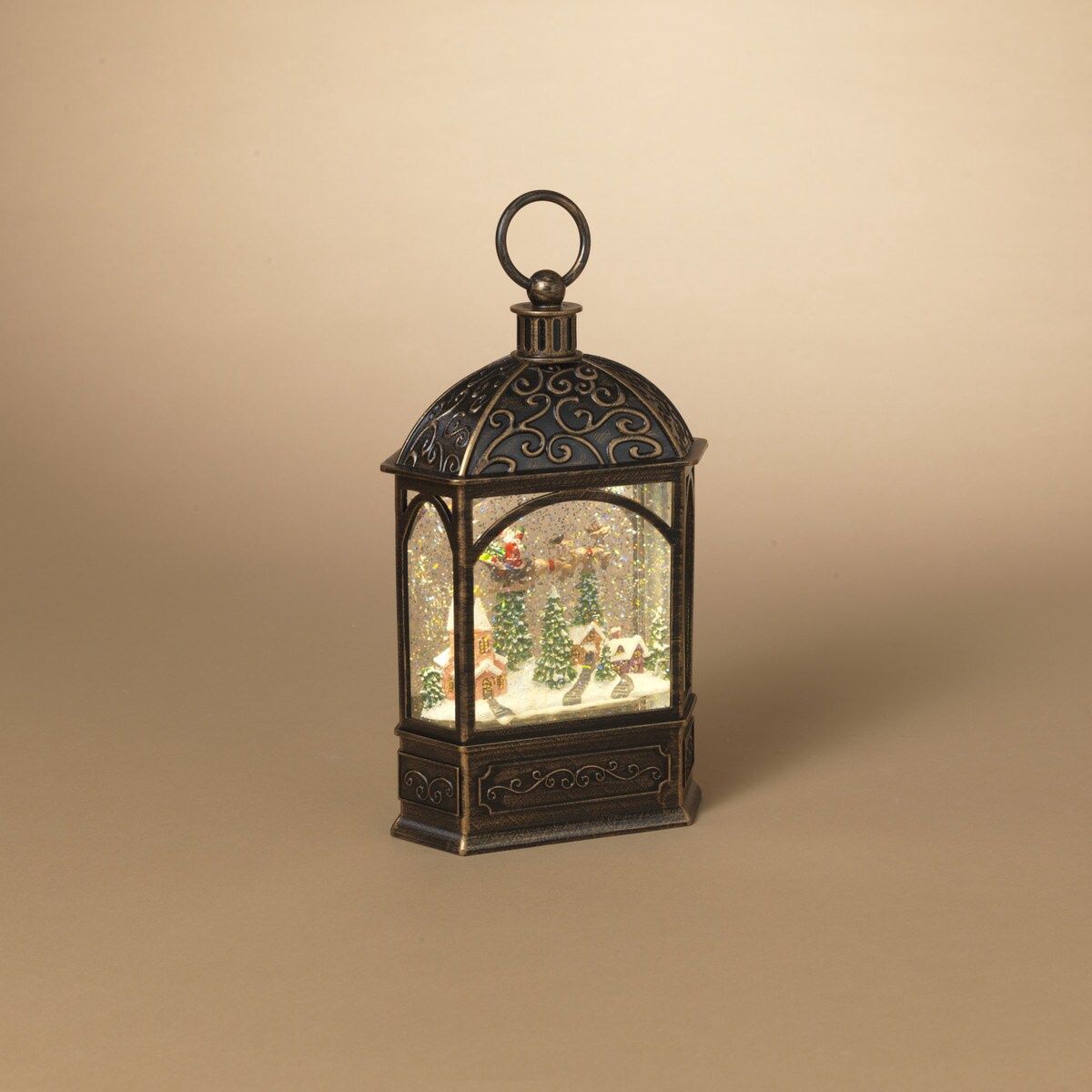 2734690 - 11.75&quot; CHURCH &amp; SANTA WATER GLOBE