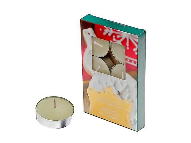 XM-FG71107 - SCENTED TEALIGHTS - FESTIVE SUGAR COOKIES SET/6