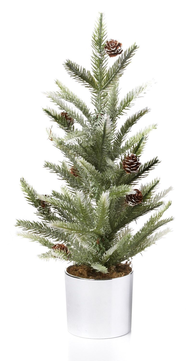 450037 - 18&quot; PINE TREE IN SILVER POT