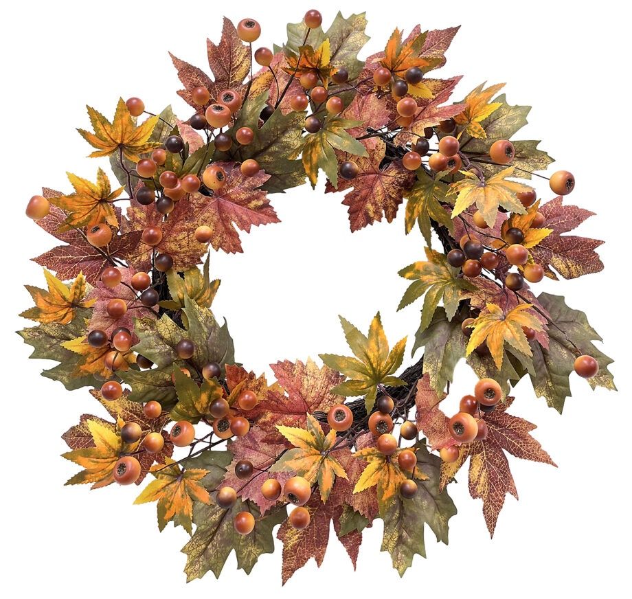 XW-HH1057 - 22&quot; FALL WREATH