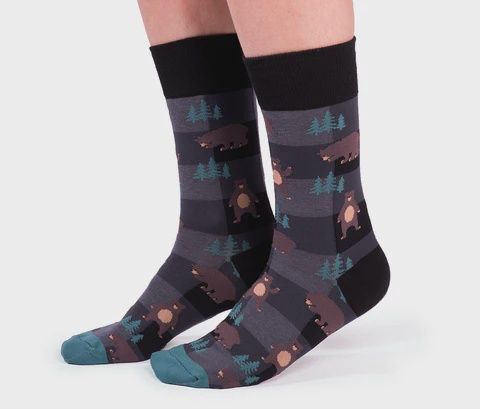 0892 - MEN&#39;S SOCKS - BEAR IN MIND