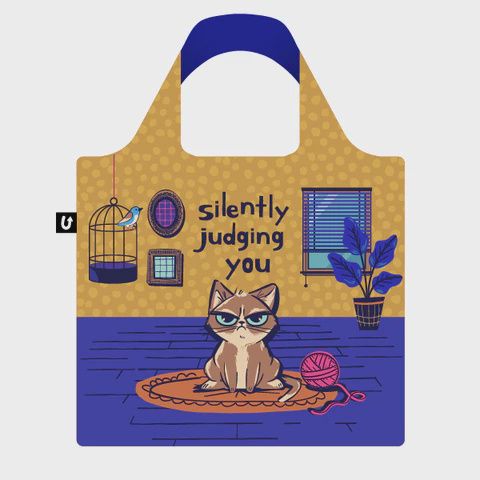 3992 - FOLDABLE TOTE - SILENTLY JUDGING YOU