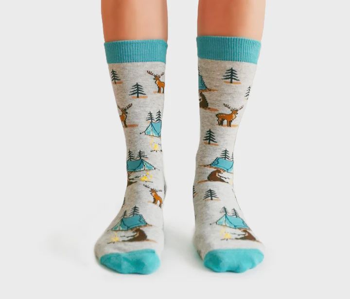 2131 - WOMEN&#39;S SOCKS - CAMPING QUEEN