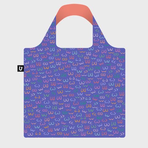 4005 - FOLDABLE TOTE - SIMPLY THE BREAST