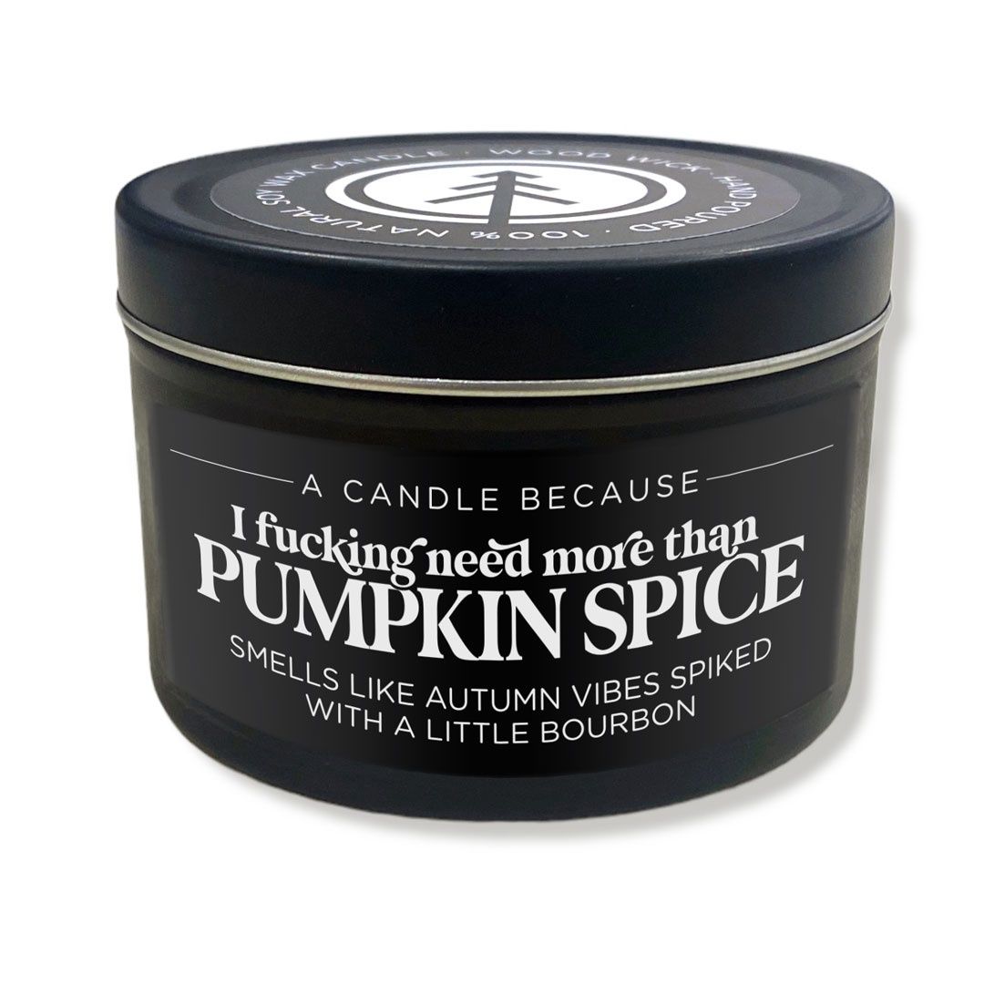 200-015 - BLACK LABEL CANDLE / DRUNKEN PUMPKIN