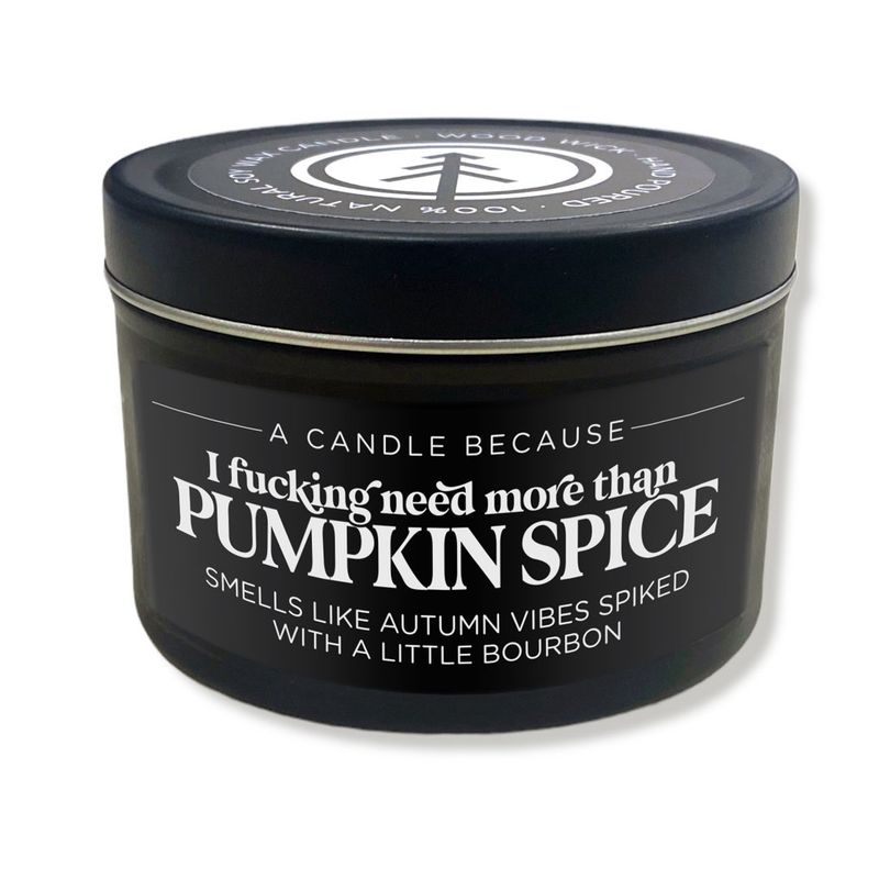 200-015 - BLACK LABEL CANDLE / DRUNKEN PUMPKIN