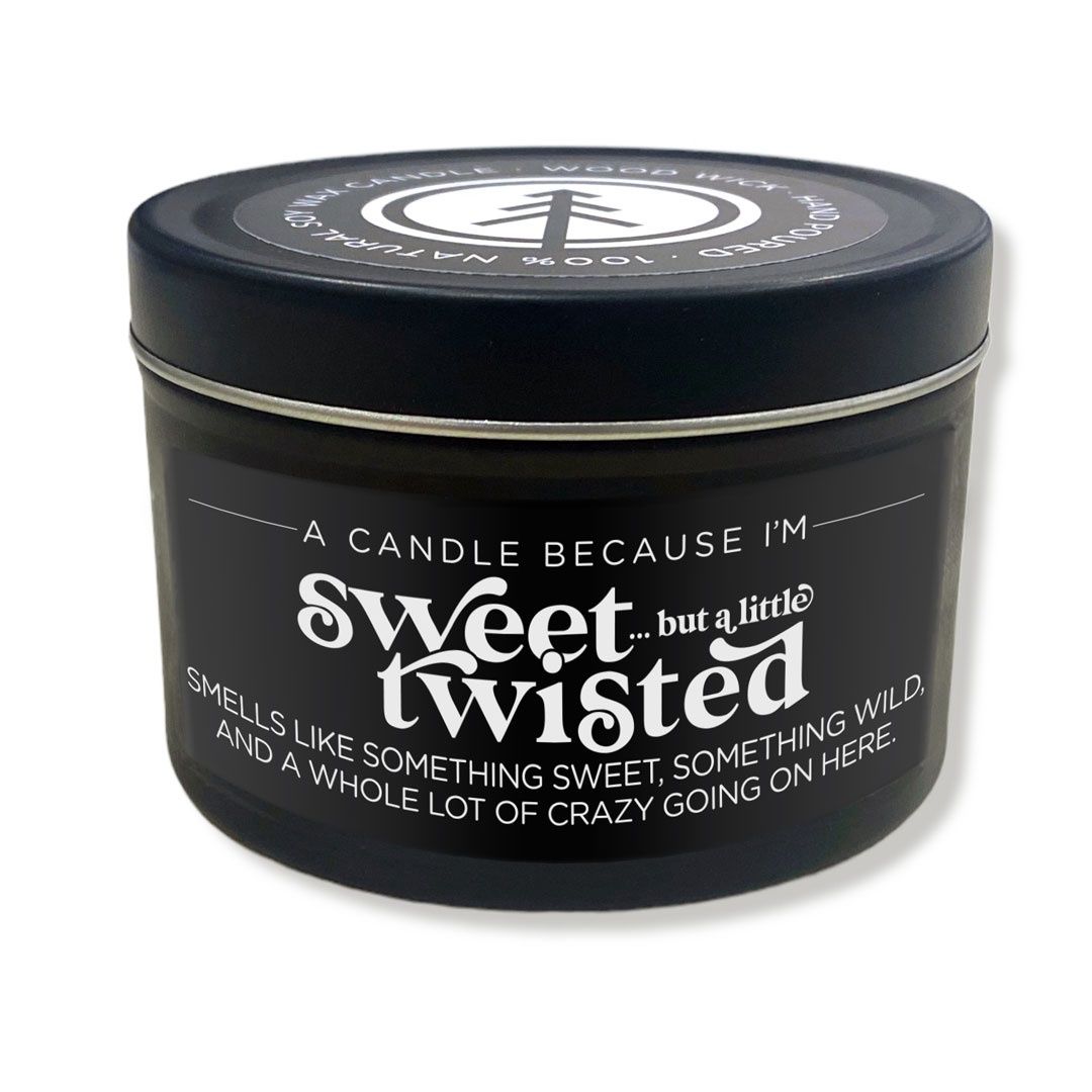 200-016 - BLACK LABEL CANDLE / SWEET BUT A LITTLE TWISTED