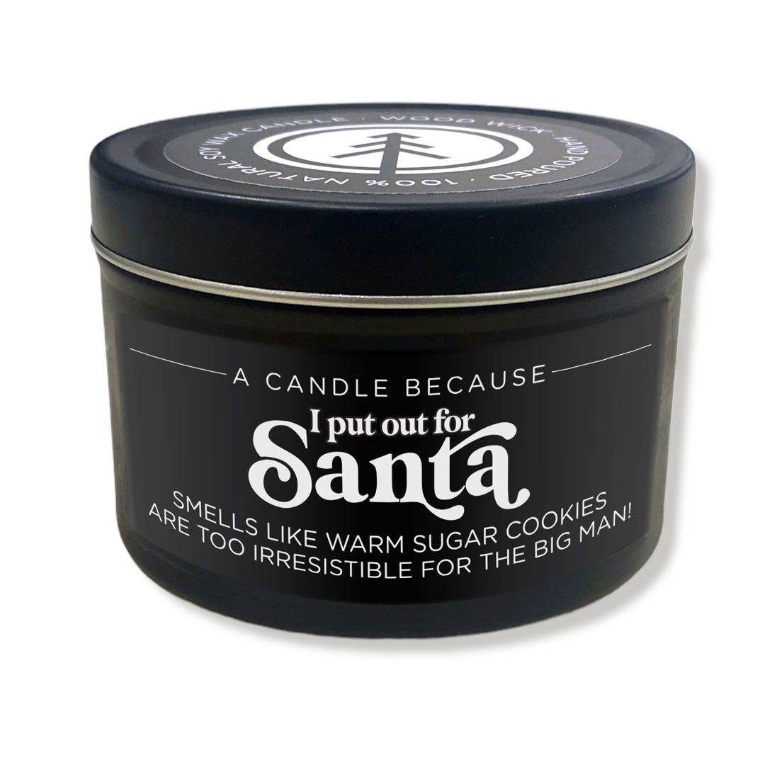 200-019 - BLACK LABEL CANDLE / I PUT OUT FOR SANTA