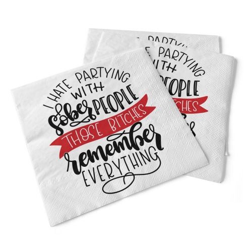 012-004 - NAPKIN - SOBER PEOPLE