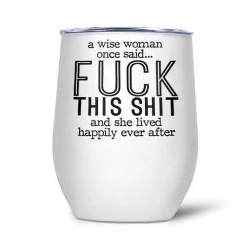 004-007 - WINE TUMBLER - A WISE WOMAN