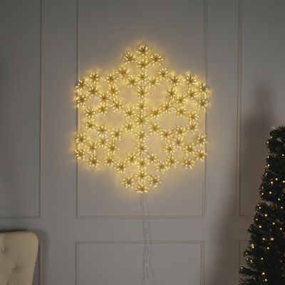 37458-WW ILLUMINATED CLUSTER SNOWFLAKE